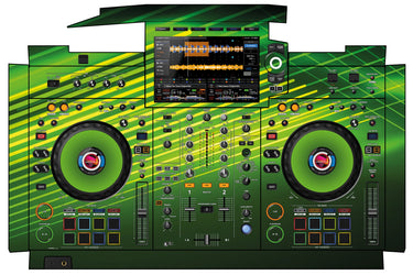 Pioneer DJ XDJ RX 3 Skin Green Lazer